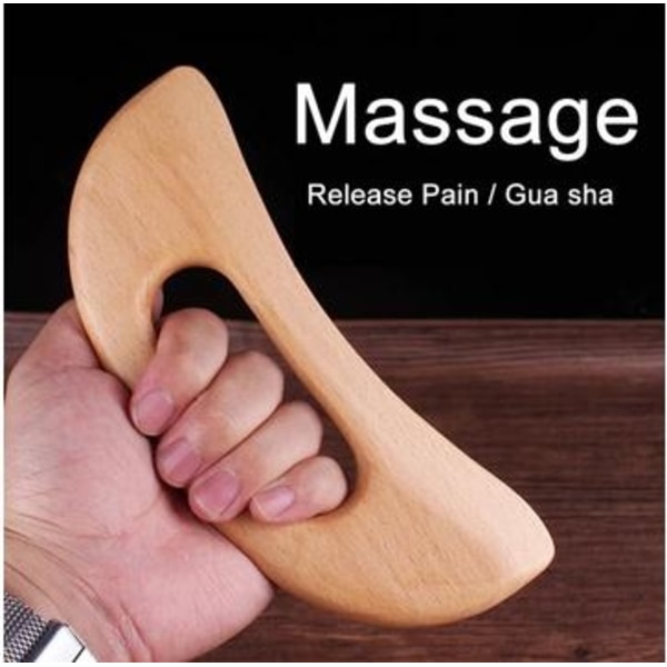 Träterapi Gua sha massageverktyg