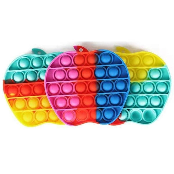 Pop It Fidget Toy Original - Rainbow Apple