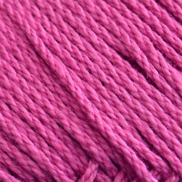 Merc. Cablé 12/6 Virkgarn Cerise Cerise one size
