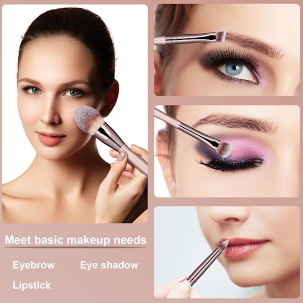 BS29 - BS-MALL 15 st. exklusiva Make-up / sminkborstar av Bästa Kvalité