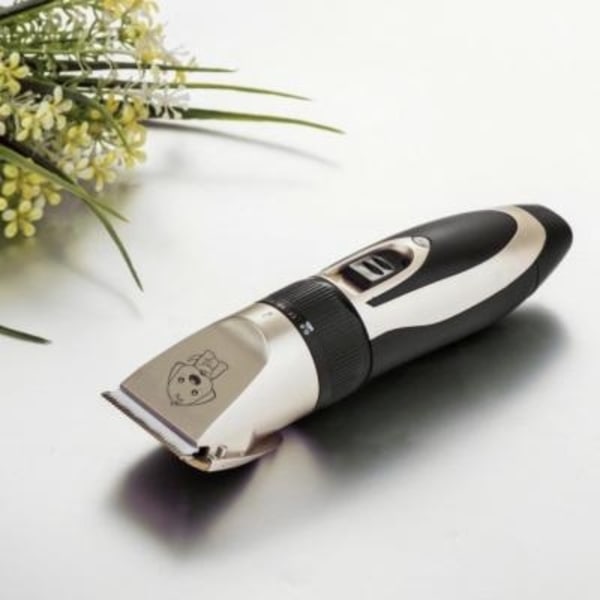 Professionell Pälstrimmer för Hund & Katt - Guld - Grooming Hair Clipper Guld one size