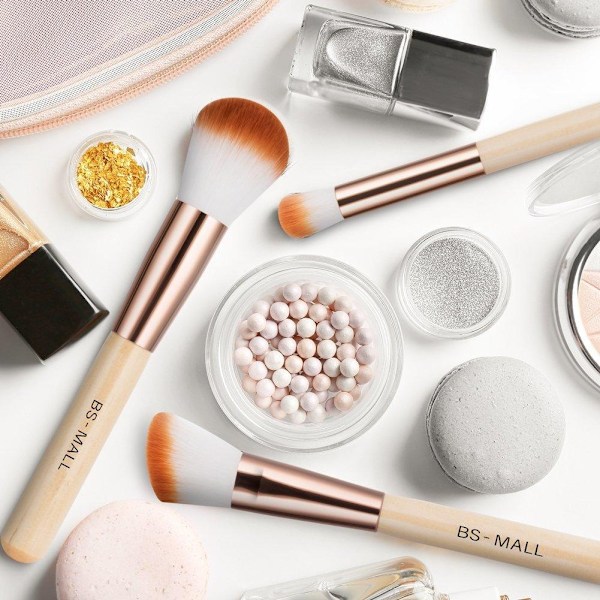 BS11 - BS-MALL 15 st. exklusiva Make-up / sminkborstar av Bästa Kvalité