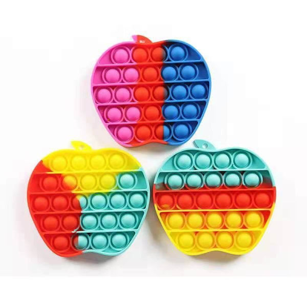 Pop It Fidget Toy Original - Rainbow Apple multifärg one size