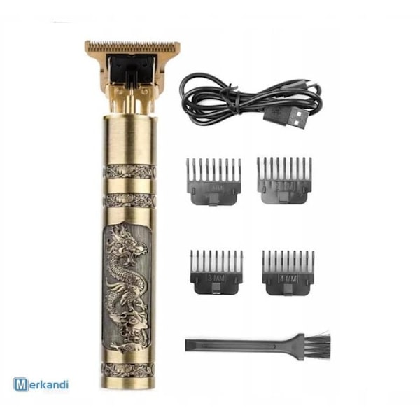 BEKVÄM SKÄGG- OCH HÅRTRIMMER VINTAGE T9 Guld