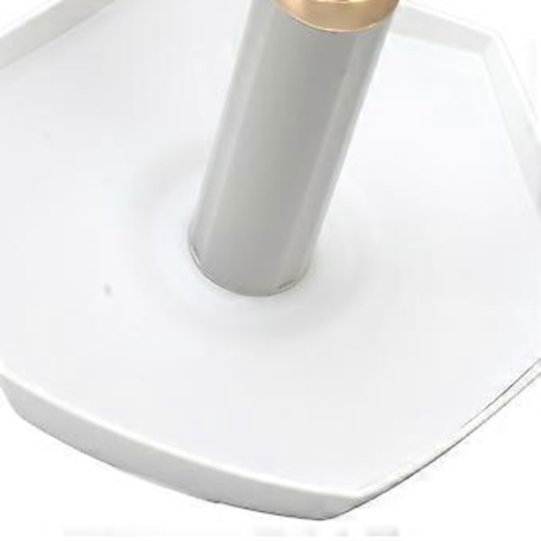 LED Nattbordslampe USB Oppladbar 3 Lysmoduser Paraplyformet Nattlys for Soverom Studierom Hvit