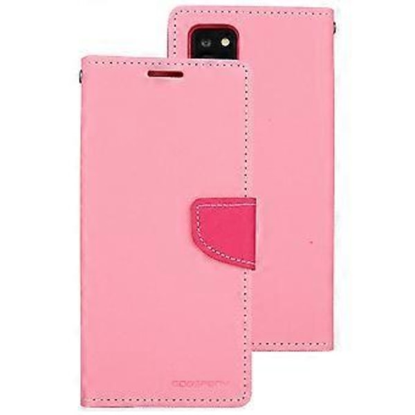 Samsung Galaxy Note20 Nahkainen Kotelo (Vaaleanpunainen)