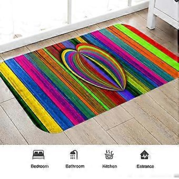 Halkfri Golvmatta Dörrmatta Matta Kök Vardagsrum Sovrum Rug Dekor 50*80cm