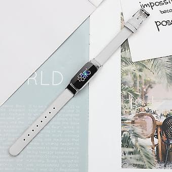 Læderurrem til Fitbit Luxe S (Hvid)