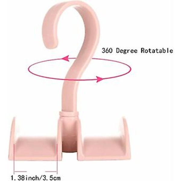 Tie Rotary Classico Hängare för Knyta, Väska, Bälte, Halsduk (4-pack)