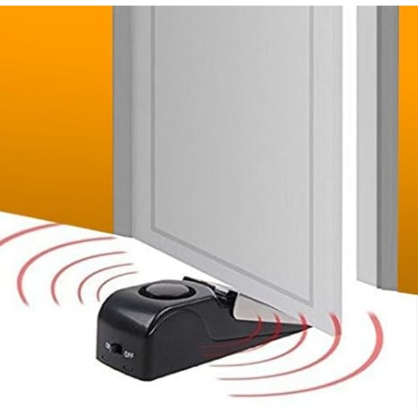 Dørstopalarm med 120DB Alarm Dørstop til Hjemmet og Rejser (B*
