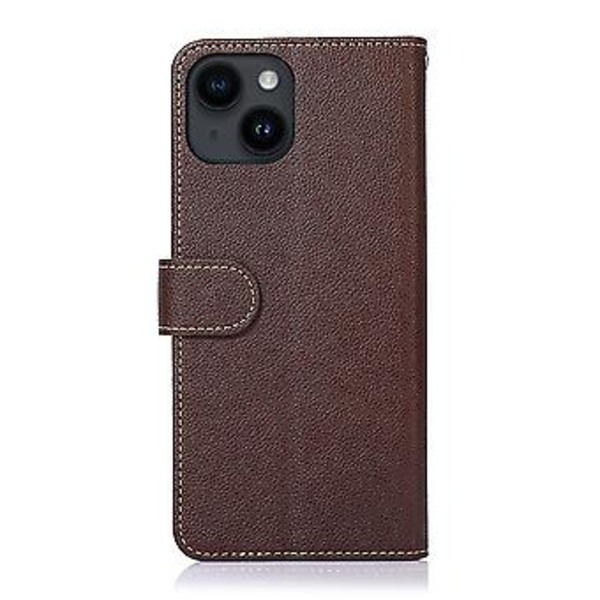 RFID Telefonetui til iPhone 15 Plus (Brun)