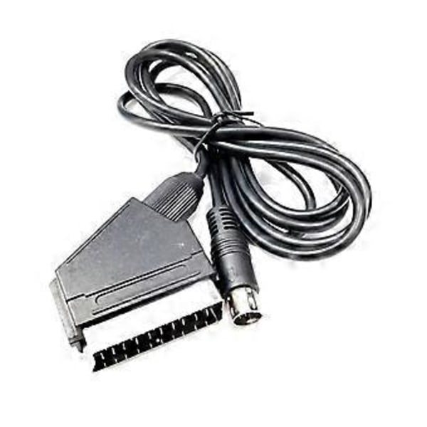 1,8 m RGB/RGBS SCART OFC -sovitinkaapeli SEGA MD2 -pelikonsolille RGB Scart -kaapeli 9-nastainen V-liitin / C-liitin