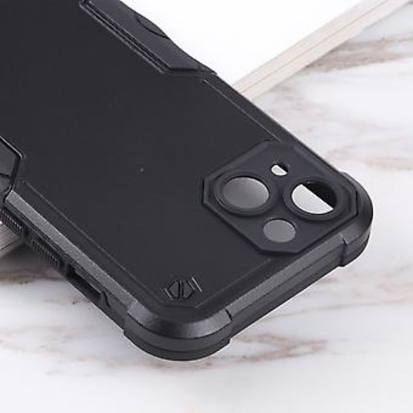 Halkskyddande Armor-fodral för iPhone 14 Plus (Svart)