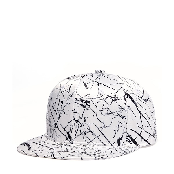 Klassisk Snapback-hatt Hip Hop Flat Bill Visor Cap - Unisex Voksen A*