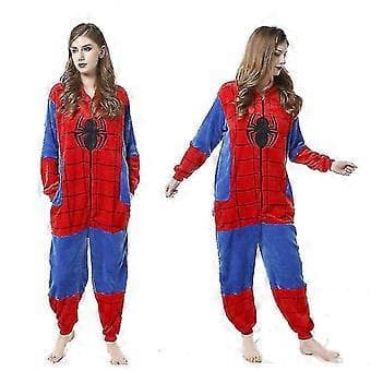 Spiderman Onesie Pyjamas - Behagelige og Bløde Pyjamas (140)