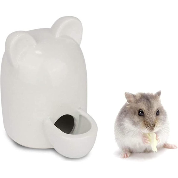 Keramisk hamsterflaska, hamstermatskål, keramisk hamsterwatere