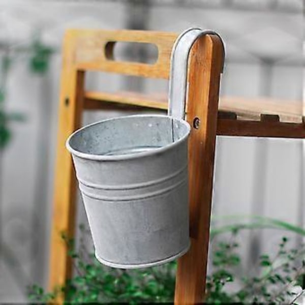 2 stk. Retro Stil Hengende Blomsterpotter Avtakbar Krok Hengende Blomsterpotte Dekorasjoner