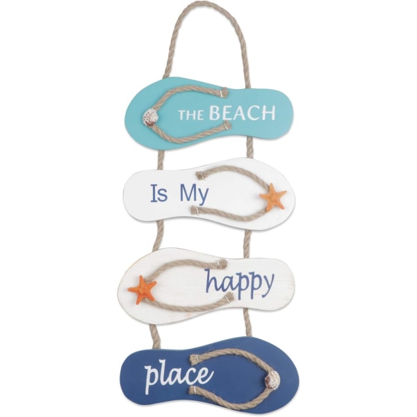 Blå Dröm Nautisk Strand Flip Flop Dekoration Flip Flop Ornemente
