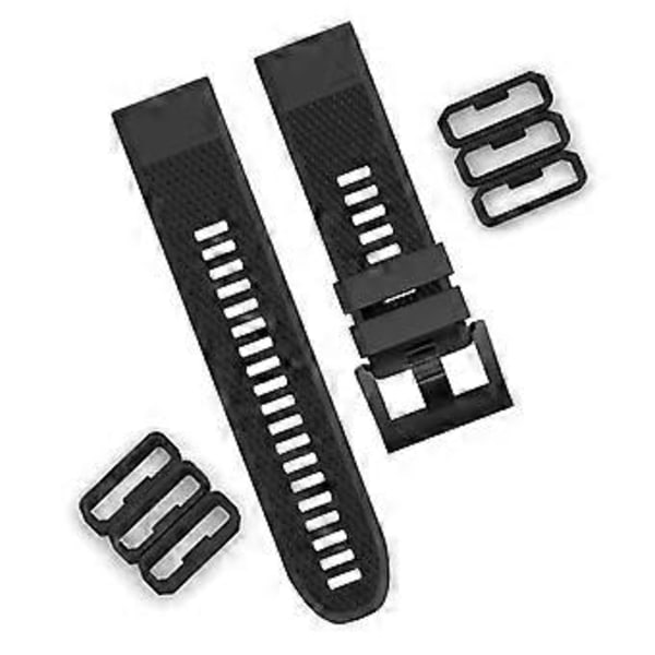 10 stk. Klokkebåndsbeskytter Loop Ring Holder Fastgjøringsspenne for Garmin-Venu 2S (18 mm Hvit)