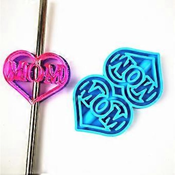 Sugerrør Dekorationer Epoxy Resin Form Silikoneform DIY Håndværk Smykker Støbeværktøjer