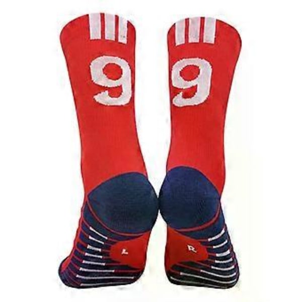 1/2 st Nationella lag Professionella Barn Ungdom Fotbollsstrumpor Messi Ronaldo Fotbollsstrumpa Barn Över Knä Långa Andningsbara (Stil K 1 st)
