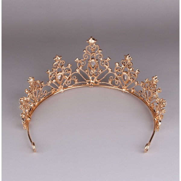 Cubic Zirconia Bryllupstiara til Brud & Blomsterpiger - Prinsesse