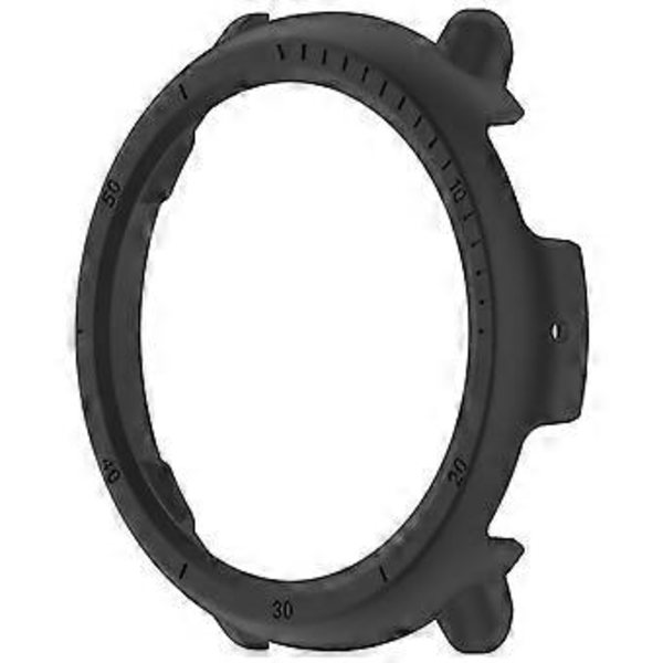 Smartwatch Rammebeskytter Semi Shell Ridsefast Hus Antiridse Cover Ærme Etui Stødsikker til Active 2 A2437 Sort (Sort)