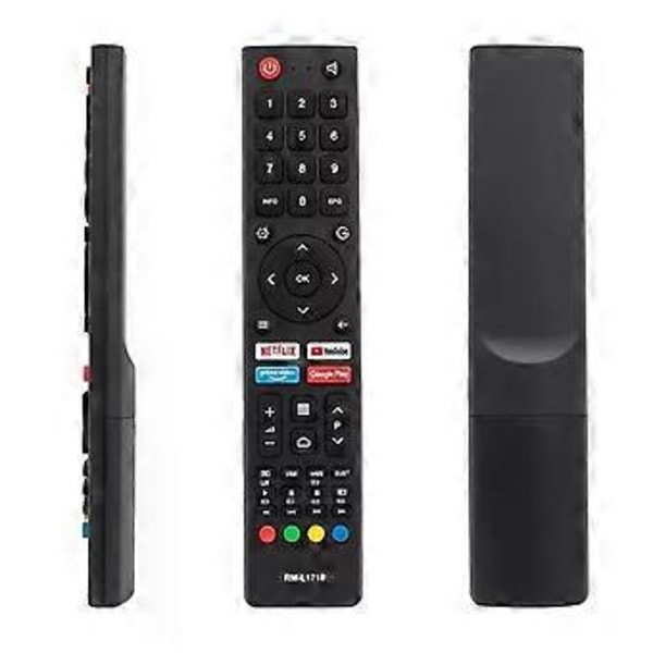 Ny HUAYU RM-L1718 Universell Fjärrkontroll För CHIQ AKAI CHANGHONG JVC OK TV