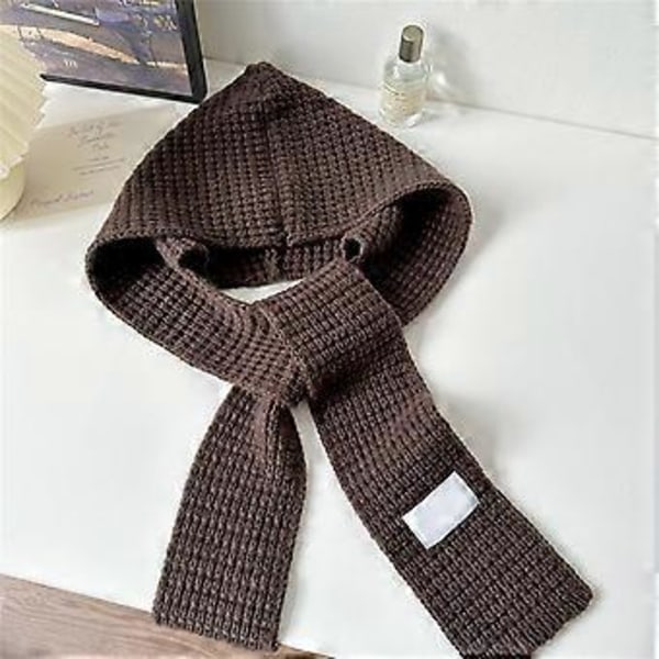 Elegant Stickad Sjal för Speciella Tillfällen, Omlott Casual Kostym Virkad Huvtröja, Stilfull Stickad Sjal, Mångsidig Omlott, Svart (Svart)