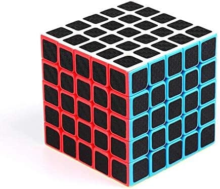 5x5x5 Speed ??Cube, Glat Magisk Kulfiber Mærkat Speed ??Cube