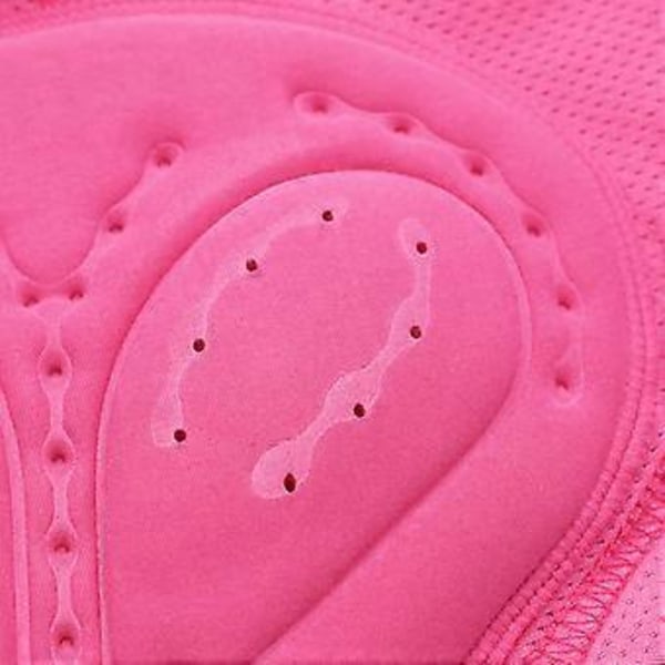 Uudet naisten 4D-pehmustetut geelipyöräilyalushousut istuinpehmusteella, joustavat hengittävät pyöräilyshortsit urheiluun (S Purple)