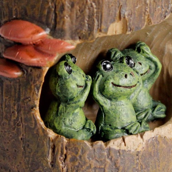 Blomkruka Succulent Planter Träd Hålp Krukor Harts Blomster Växt P