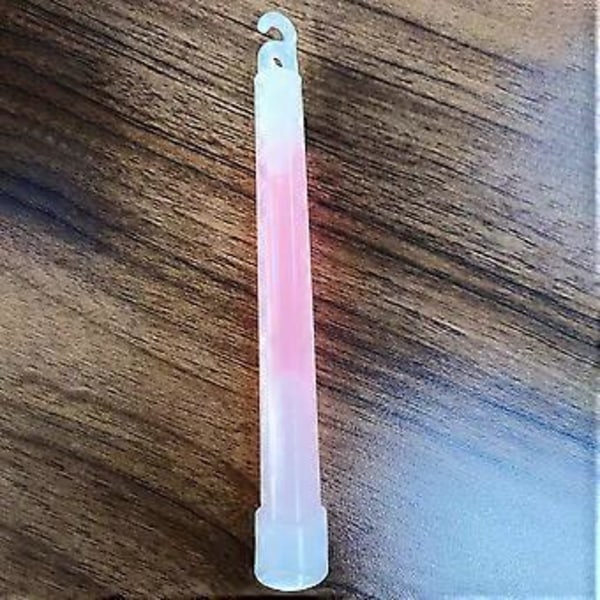 10 st 15 cm långa glowsticks med krok, tjock platt botten, lysande stavar för vandring, fester, klubbar (Lila)