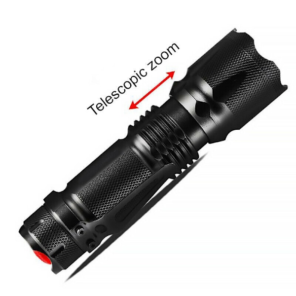Zoom Focus Light Torch L2 Ljuslampa Mini Bärbar Laddningsbar