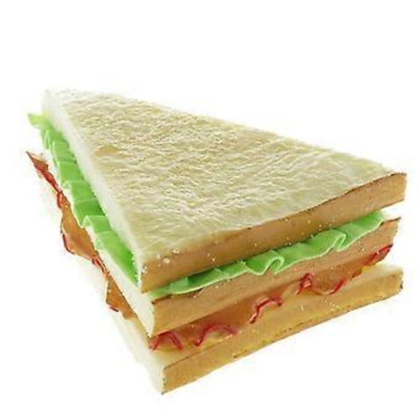 Kunstigt Brød Mad Udstillingskøkken Indretning Børn Lader Som Om Tricky Legetøj (Sandwich)