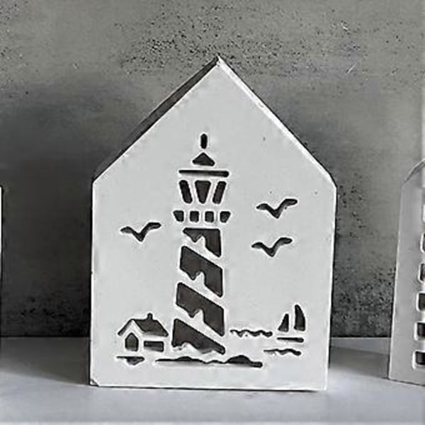 Alsidig Silikone Fyr Ornamenter Form Robust Silikone Fyrform til DIY Kunst- og Håndværksprojekter (4)
