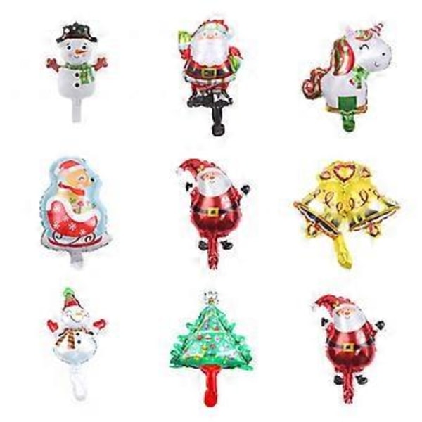 Juletre Julemann Ballonger Julebord Oppsett Ballonger Mini Jule Aluminium Film Ballonger
