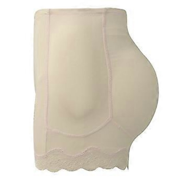 Forsterkere Falsk Rumpe Truser Hofte Rumpe Løfter Formende Kontroll Truser Polstret Slankende Undertøy Forsterker Hofteputer Bukse (2XL Beige)