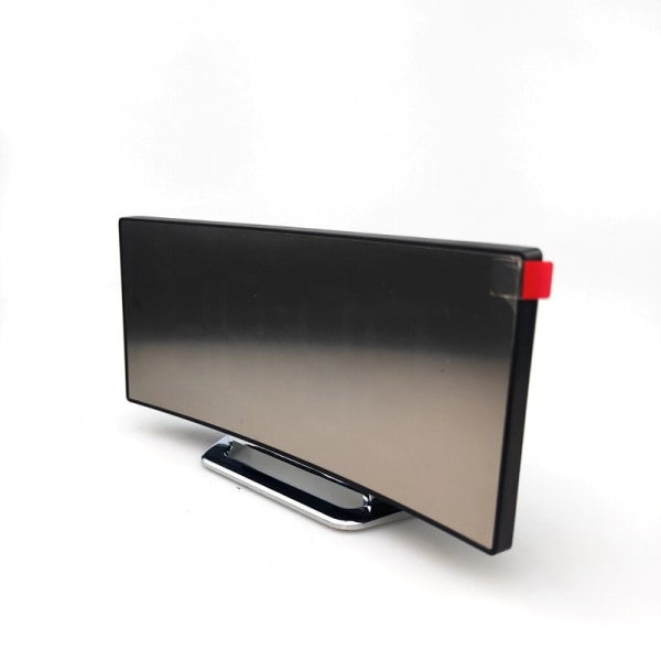 Röd, Digital Väckarklocka i Sovrum, LED-Spegeldisplay, 12/24 Timmar
