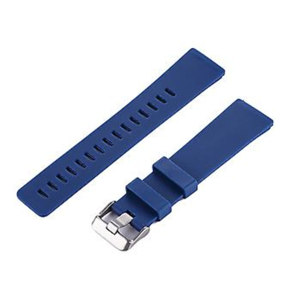 Silikonarmband för Fitbit Versa / Versa 2 (Mörkblå)