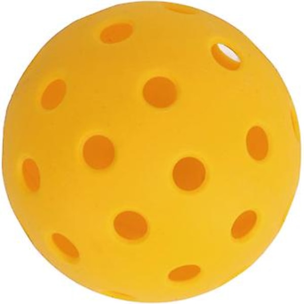 PE Pickleball Set, 12 st 40-håls utomhusboll Stabil flygande lätt för slagträning