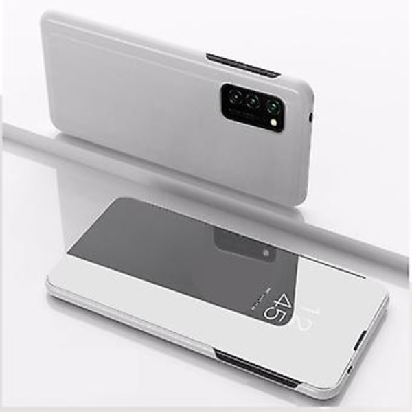 For Samsung Galaxy S20 FE 5G Forgyldt Spejl Etui (Sølv)