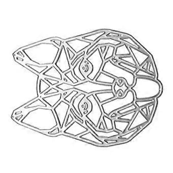 Metallikoiran Pää Leikkauskuvioiden Stencil DIY Scrapbooking Album Paperikortti Malli Muotti Prässääminen Käsityö Koristelu