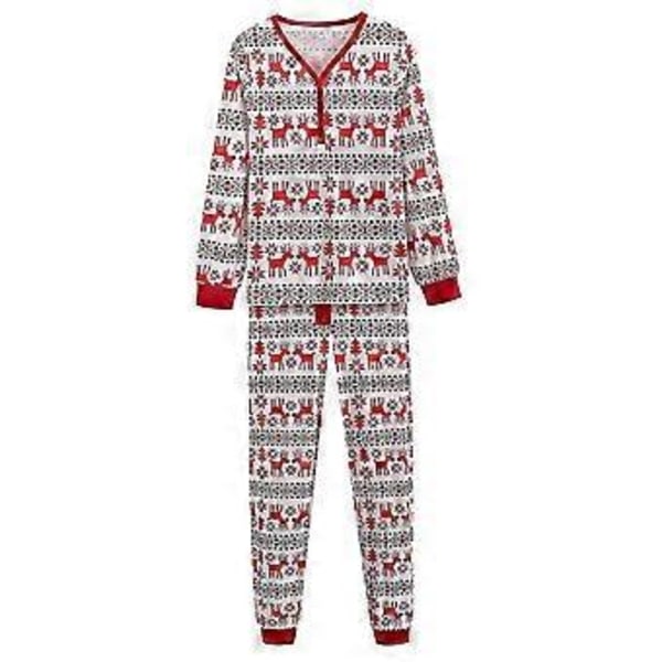 Jouluperheen Matchivat Pyjamat, Uniasu, Pjs-setti, Juhlava Aikuisten ja Lasten Yöasu (2XL Äiti)
