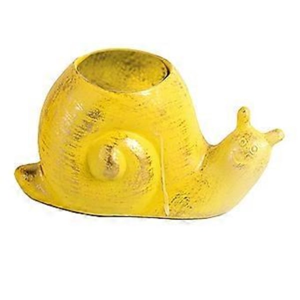 Telysestake Lysestake Lysholder Statue for Skrivebord Påske (Snail)