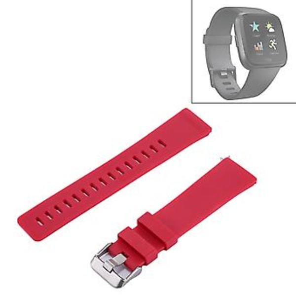 Silikonarmband för Fitbit Versa / Versa 2 (Röd)