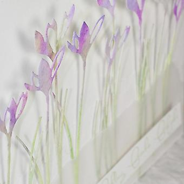Blomster Metal Skæreforme Skabelon DIY Scrapbooking Album Stempel Papir Kort Prægning ( )