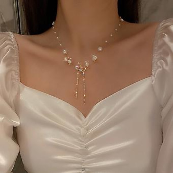 2023 Ny Mode Lyxig Liten Tulpan Halsband För Kvinnor Personlighet Mode Flickvän Krage Kedja Fest Smycken Födelsedagspresenter-xl138 ( XL139)