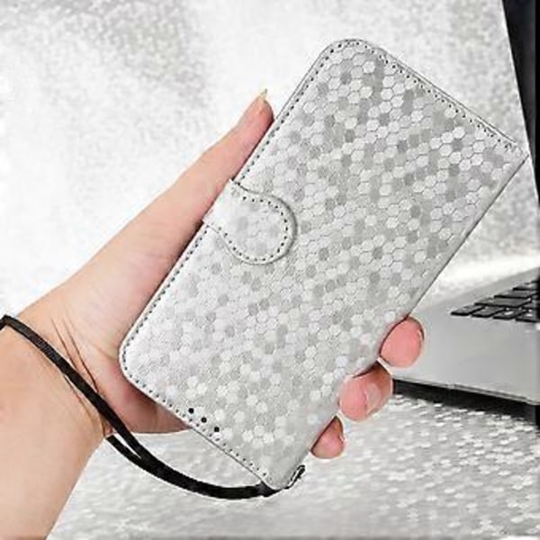 Til Infinix Note 30 4G Dot Imprinted PU Læder Stand Case Wallet Telefon Cover (Style D)