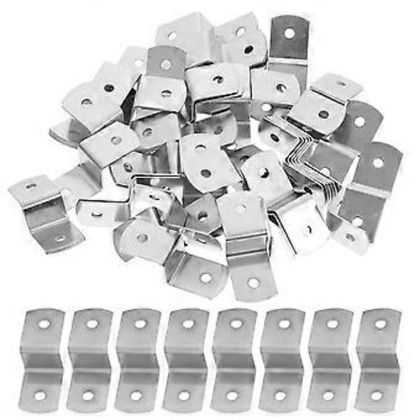 100 stk. Z-form Fotoramme Fester Offset Lerret Klips Bordplate Fester